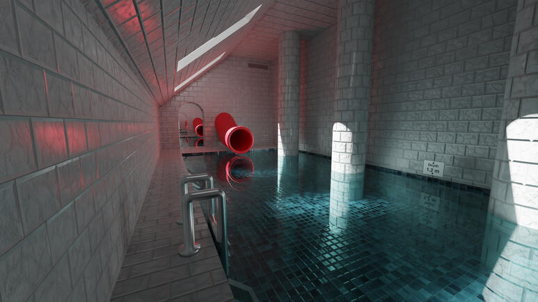 I'm very proud of this Poolrooms Render i made all by myself